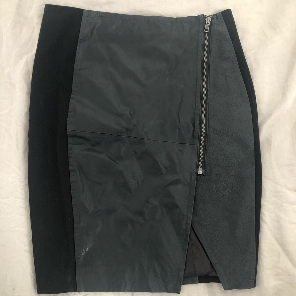 Black Leather Skirt